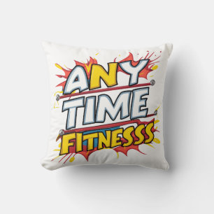 Coussin En tout temps fitness - citations amusantes de fit