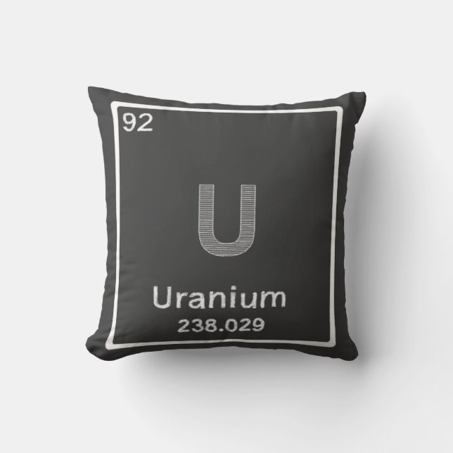 Coussin en uranium de nickel de Tableau périodique (Recto)
