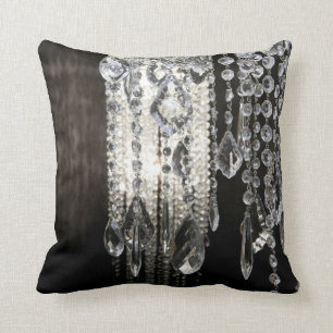 Coussin en verre chic de divan de jet de lustre en