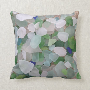 Coussin en verre de mer