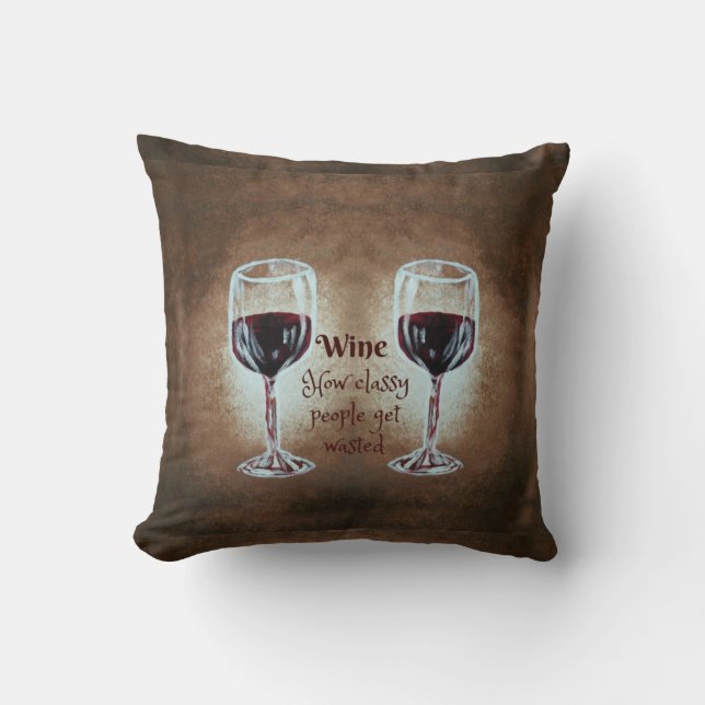 Coussin en verre de vin (Recto)