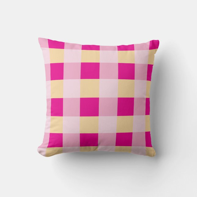 Coussin en vichy Motif (Recto)