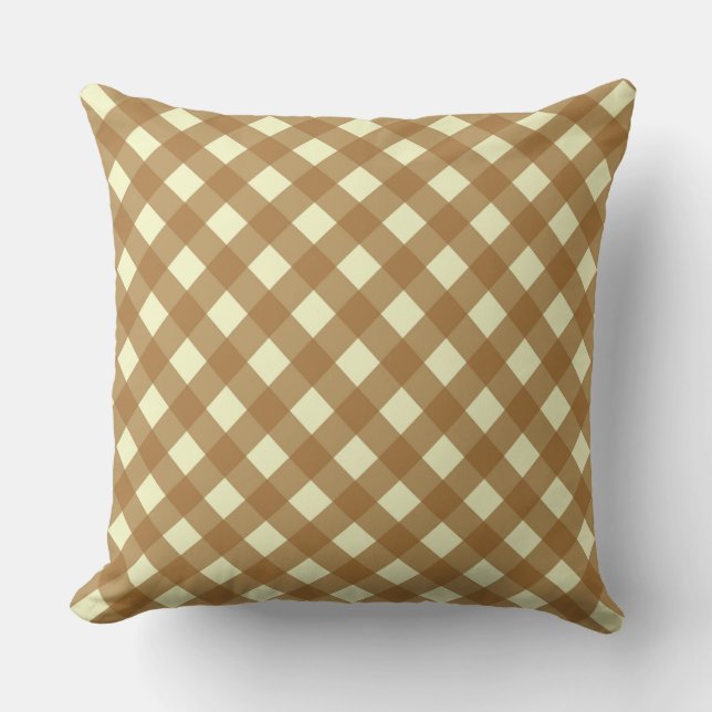 COUSSIN EN VICHY - TAN & CREAM (Recto)