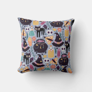 Coussin Enchanter Collage de la sorcellerie