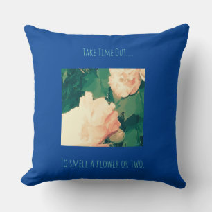 Coussin Encouragement du thème floral