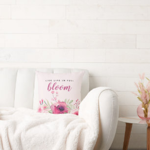 Coussin Encouragement Fleurir Pleinement Fleurale