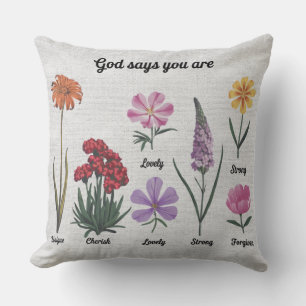 Coussin Encouragement Inspirationnel/Citations Lancer Pill