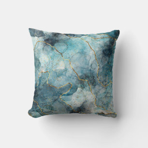 Coussin encre d'alcool bleu