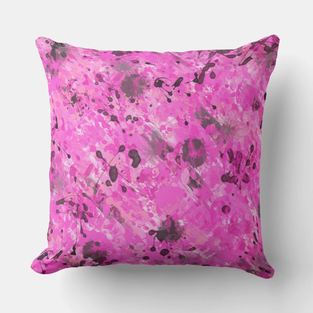 Coussin Encre rose (Recto)