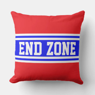 Coussin END ZONE Bleu Royal Athlétique Bandes de Course Bl