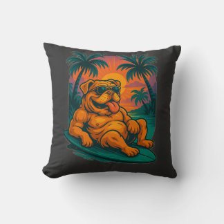 Coussin Endless Summer Bulldog - Surf rétro