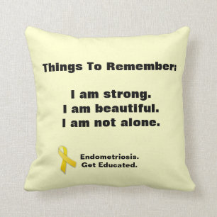 Coussin Endométriose :  Choses pour se rappeler le coussi