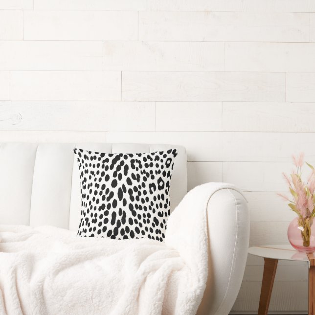 Coussin Énergie de Léopard Sauvage – Mode audacieuse à mot (Canapé)