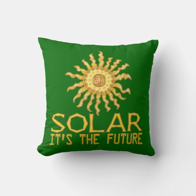 Coussin Énergie solaire (Recto)