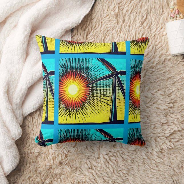 Coussin Énergie solaire et éolienne (Couverture)