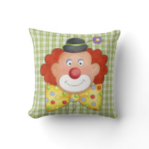 Coussin enfant avec clown