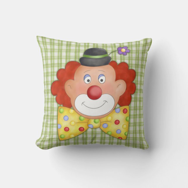 Coussin enfant avec clown (Recto)