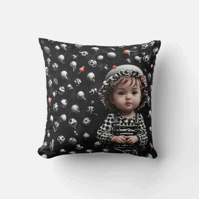 Coussin enfant, bébé, bonheur, amour, joie, plaisir, couss (Recto)