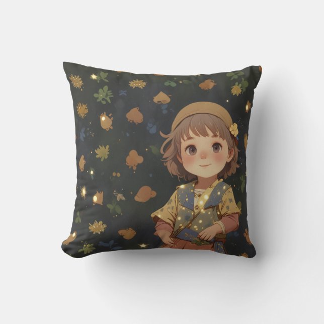 Coussin enfant, bébé, bonheur, amour, joie, plaisir, couss (Recto)