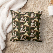 enfant champignon fantaisiste vintage