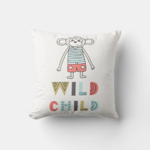 Coussin Enfant sauvage Scandia Singe Baby