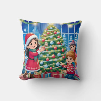 Coussin ~ENFANT Vintage décorant l'arbre ~