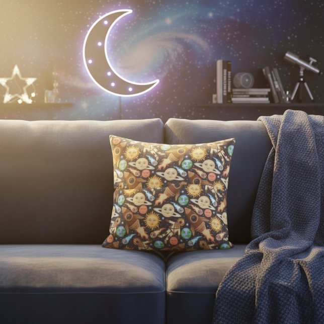 Coussin Enfants de l'espace extra-atmosphérique (Créateur téléchargé)