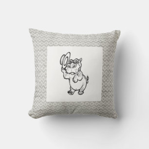 Coussin Enfants Hippopotame de naissance moderne garçon po