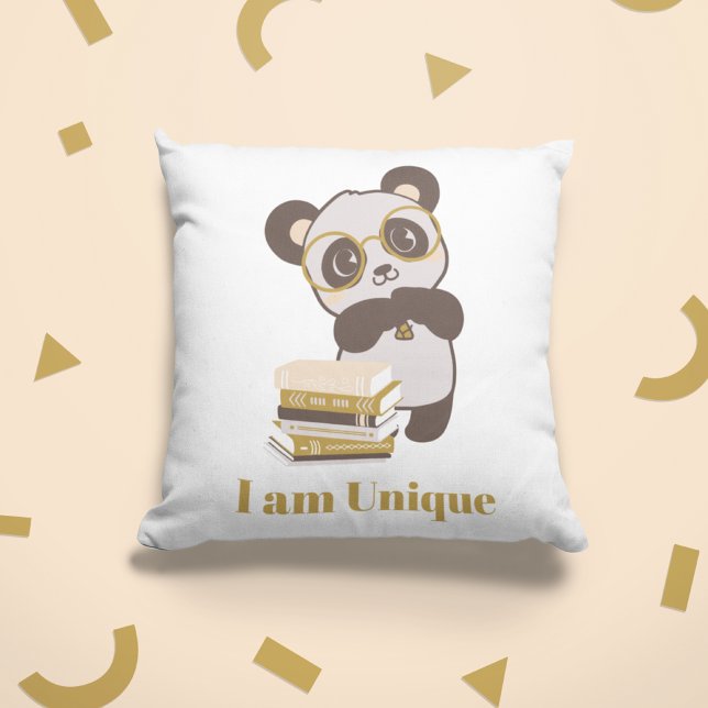 Coussin Enfants Lecture du livre Thème Affirmation (Positive Affirmation Animal Themed Kids Reading Corner Decor Pillow)
