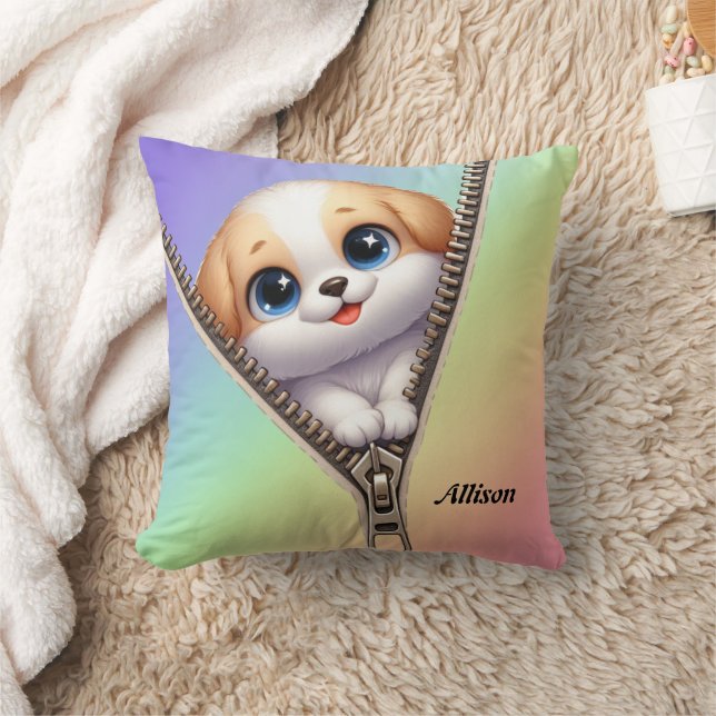 Coussin Enfants mignonne Chien Chien Chien Chiot (Couverture)