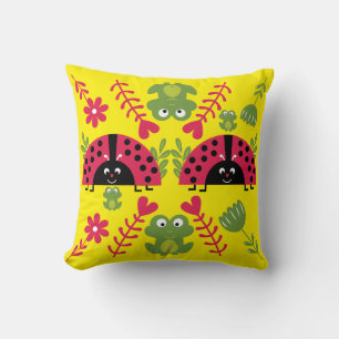 Coussin Enfants Mignonne Libellule fantaisiste
