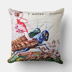 Coussin Enfants Riding Grasshoppers