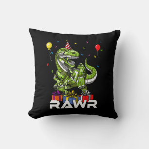 Coussin Enfants T-Rex Dinosaur Robot Rawr Anniversaire Boy