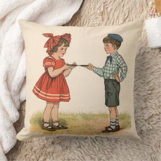 Coussin Enfants Vintage 