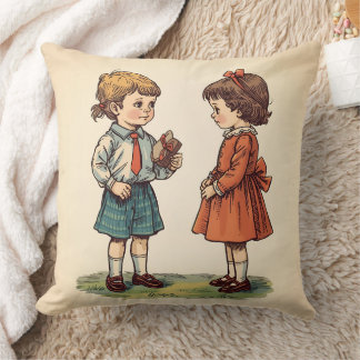 Coussin Enfants Vintage 