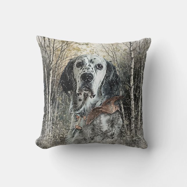 Coussin English Setter  (Recto)