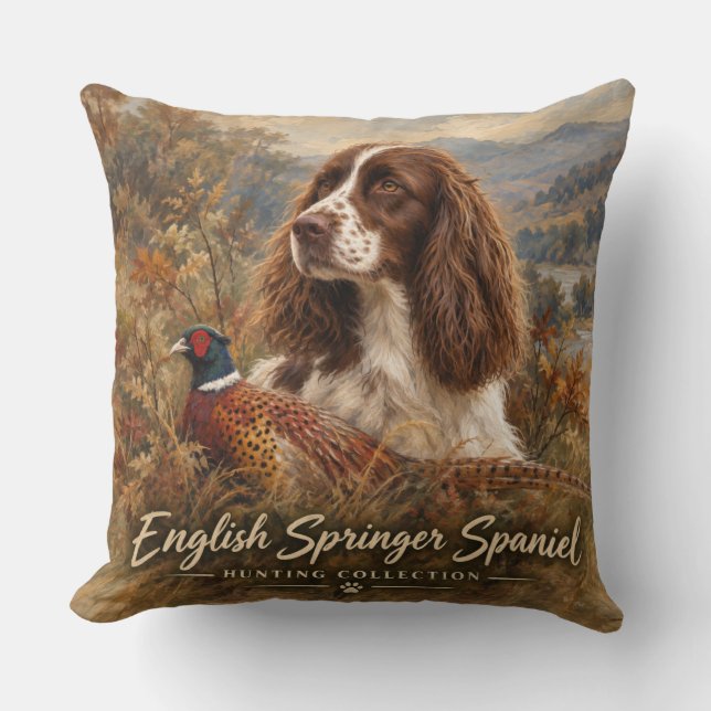 Coussin English Springer Spaniel  (Recto)