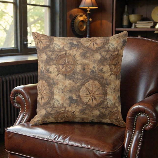 Coussin Engrenages Steampunk Victorien (Créateur téléchargé)