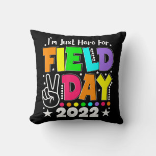 Coussin Enseignant de la journée de l'école Je suis juste 