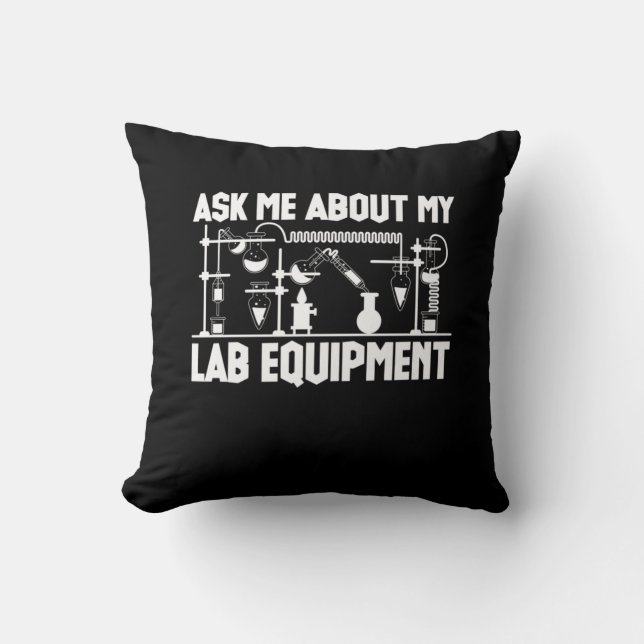 Coussin Enseignant en chimie (Recto)