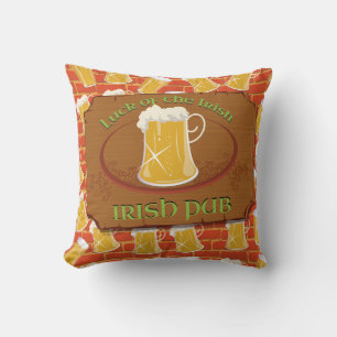 Coussin Enseigne de pub irlandais