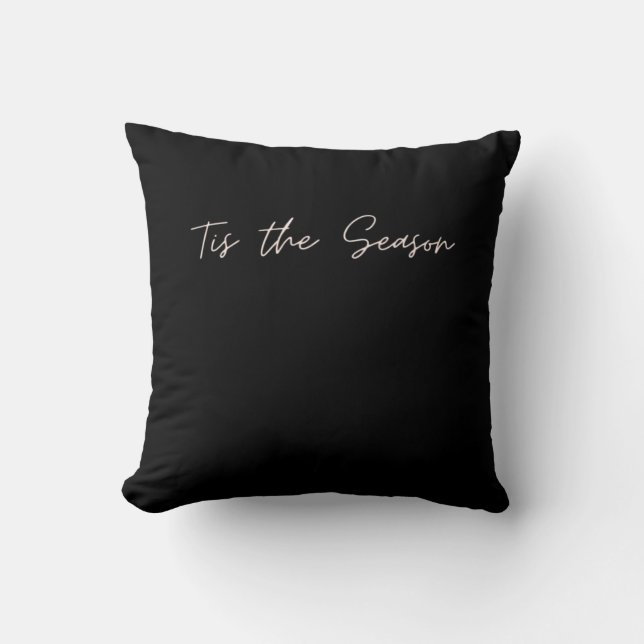 Coussin Enseigne néon C'est la saison (Recto)