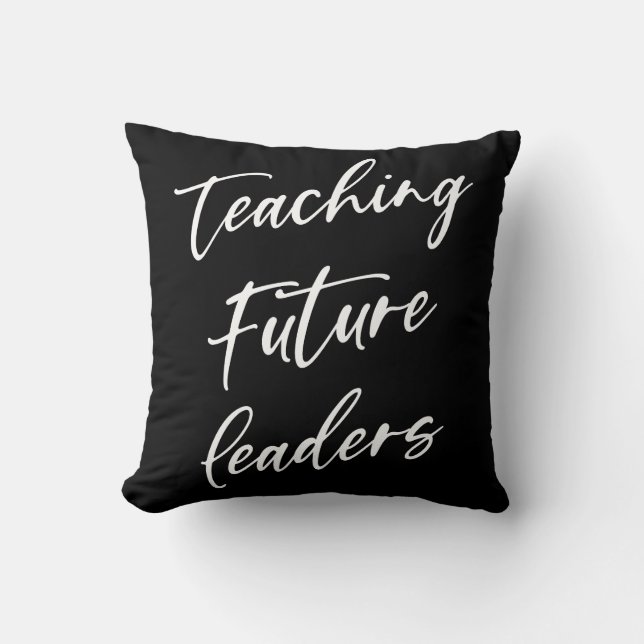 Coussin Enseigner les futurs dirigeants (Recto)