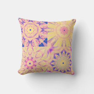 Coussin Ensemble de kaléidoscopica coloré arrière - plan a