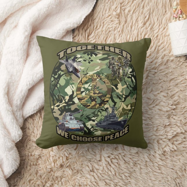 Coussin Ensemble, nous choisissons la paix (Couverture)