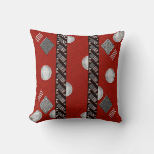 Coussin Ensemble (rouge, noir et gris)