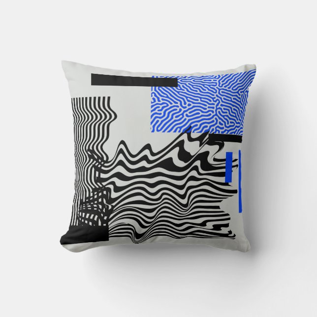 Coussin Ensemble universel de formes géométriques modernes (Recto)