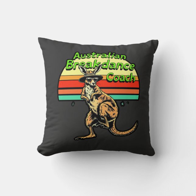 Coussin Entraîneur australien - Hip hop & Breakdance (Recto)