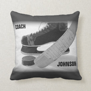 Coussin Entraîneur de hockey sur glace Merci