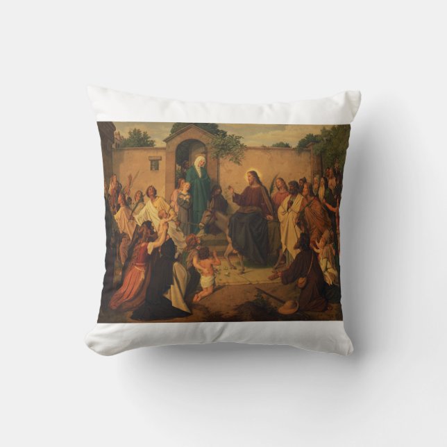 Coussin Entrée de Jésus-Christ à Jérusalem  (Recto)